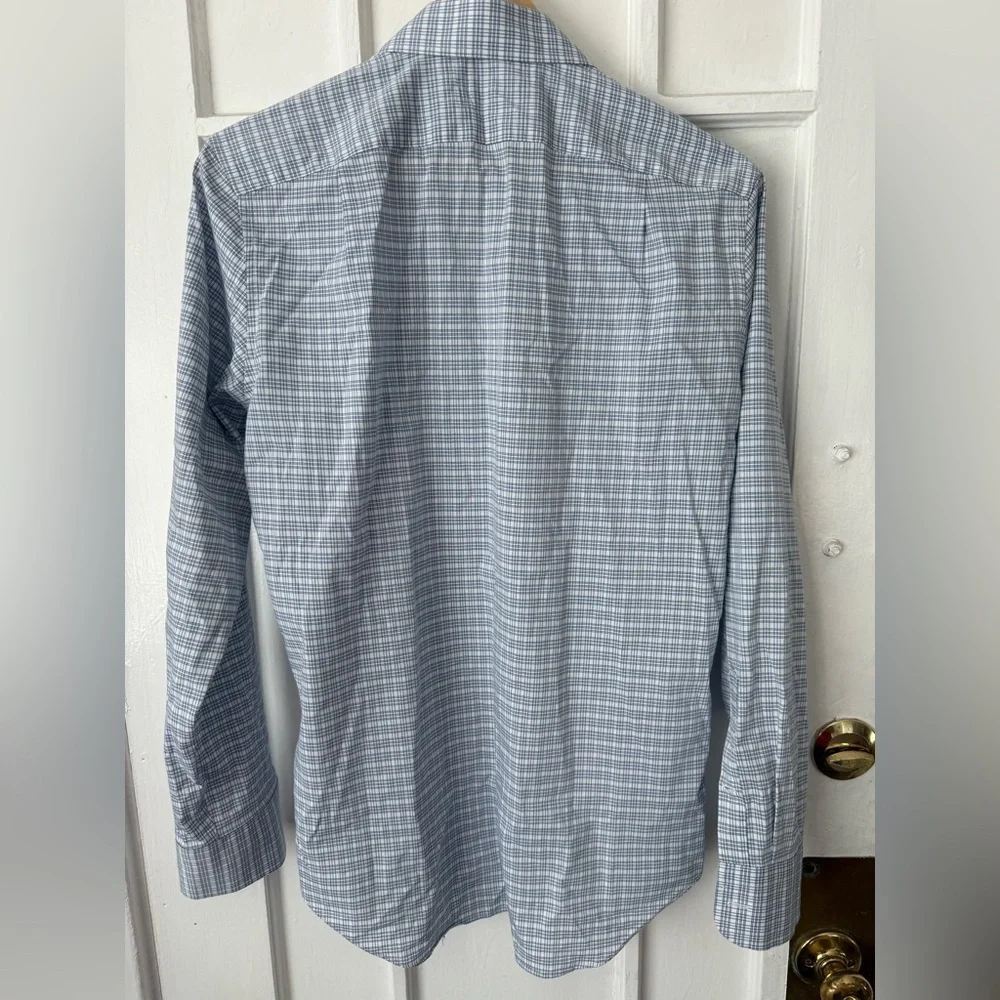 J. Crew Light Blue Plaid Casual Shirt